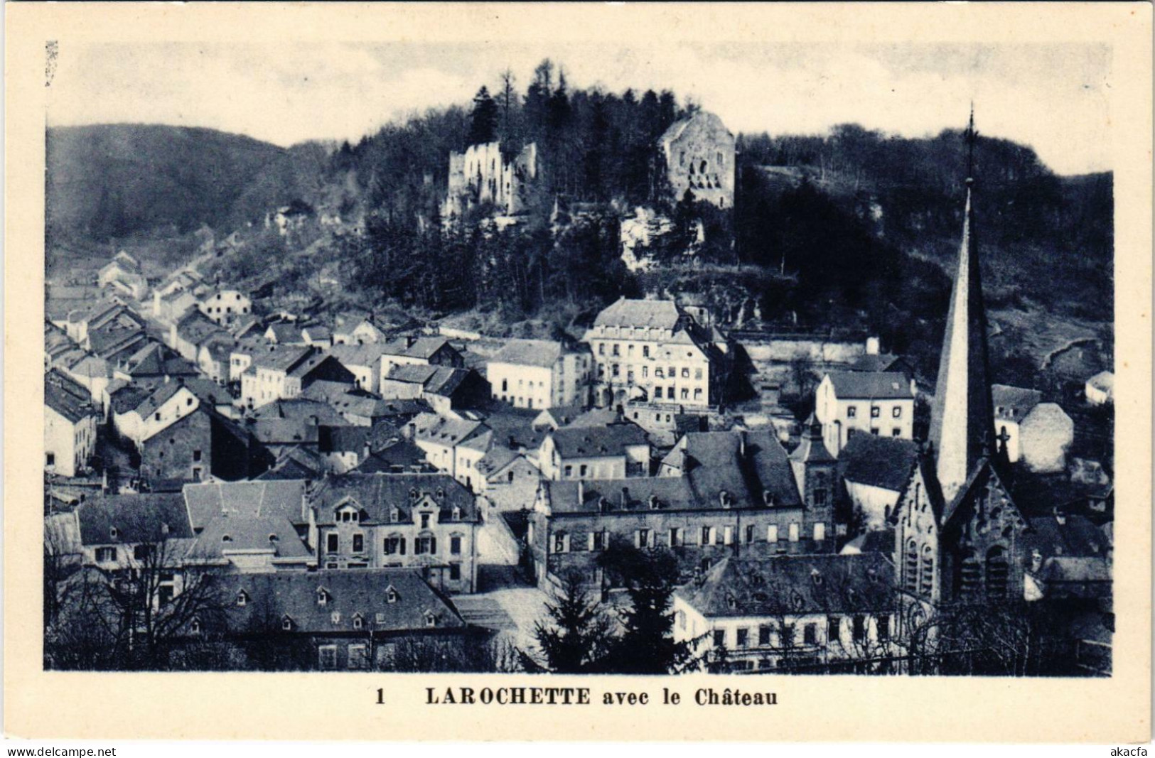 CPA AK La Rochette Avec Le Chateau LUXEMBURG (803577) - Larochette