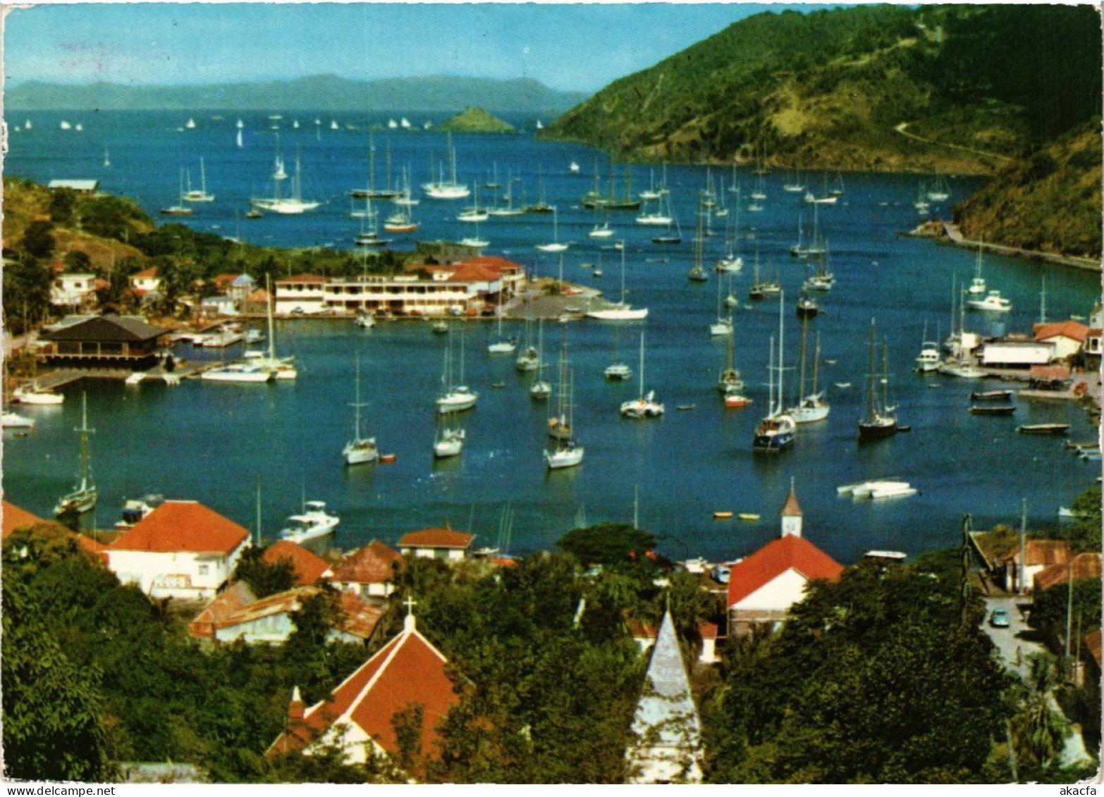 CPM St Barthelemy- La Rade De Gustavia GUADELOUPE (880067) - Saint Barthelemy