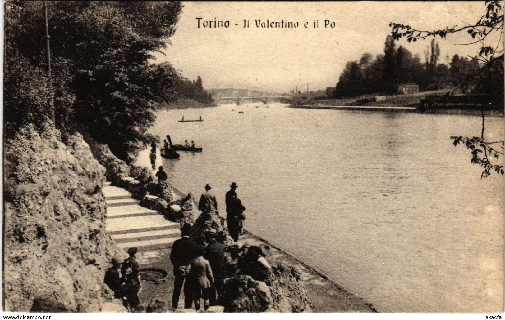 CPA Torino II Valentino E Il Po ITALY (802785) - Fiume Po