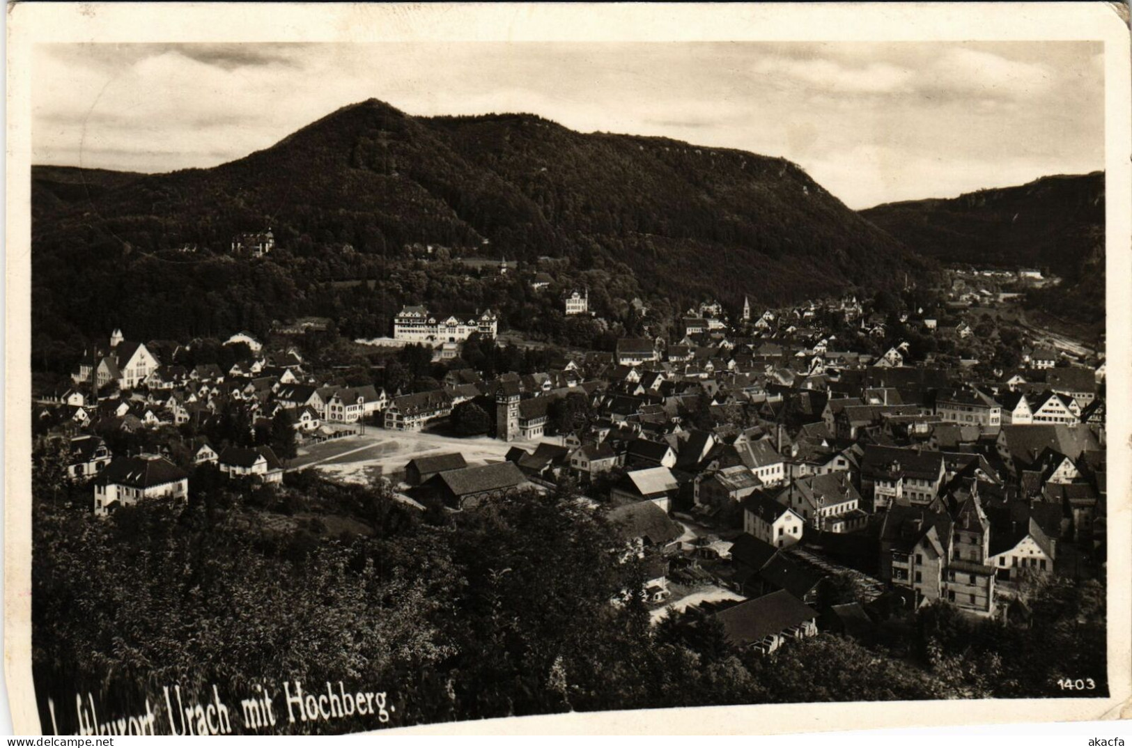 CPA AK Luftkurort URACH Mit Hochberg GERMANY (862682) - Bad Urach