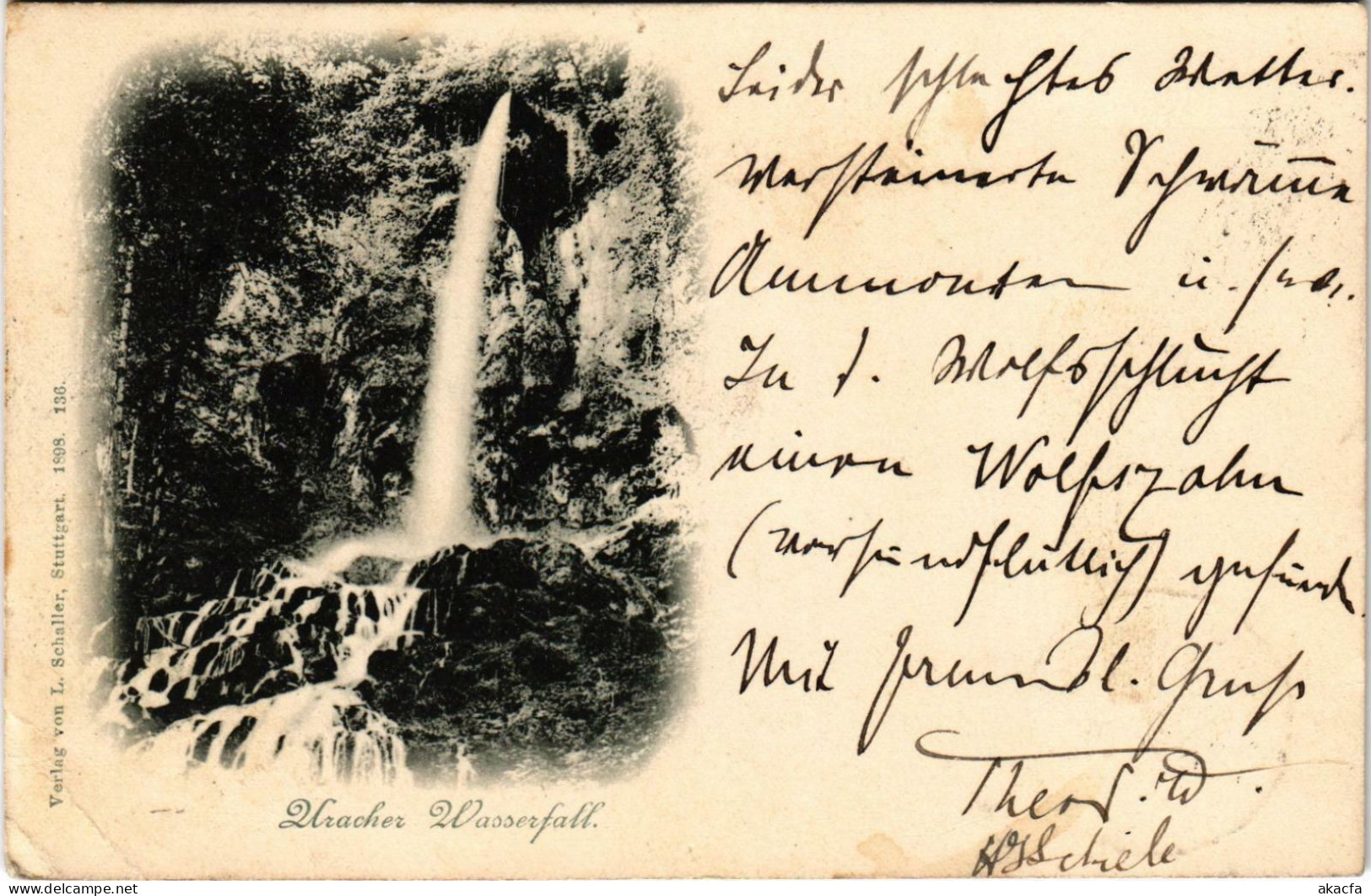 CPA AK URACH Wasserfall GERMANY (862666) - Bad Urach