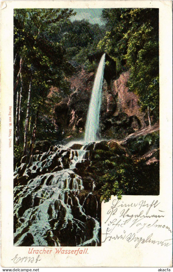 CPA AK URACH Wasserfall GERMANY (862662) - Bad Urach