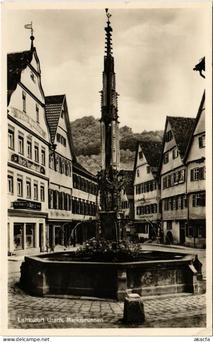 CPA AK Luftkurort URACH Marktbrunnen GERMANY (862653) - Bad Urach