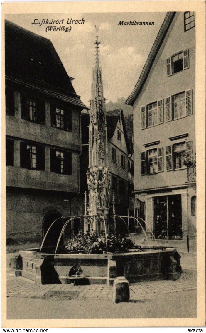 CPA AK Luftkurort URACH Marktbrunnen GERMANY (862652) - Bad Urach