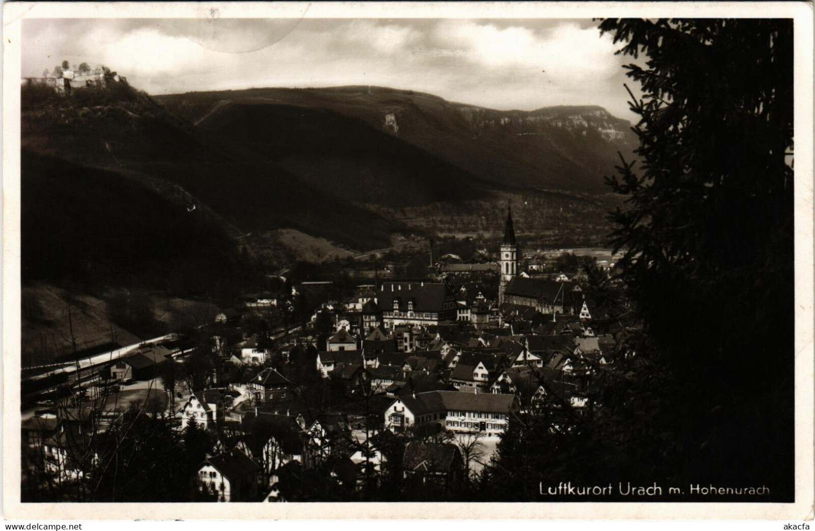 CPA AK Luftkurort URACH M. Hohenurach GERMANY (862686) - Bad Urach