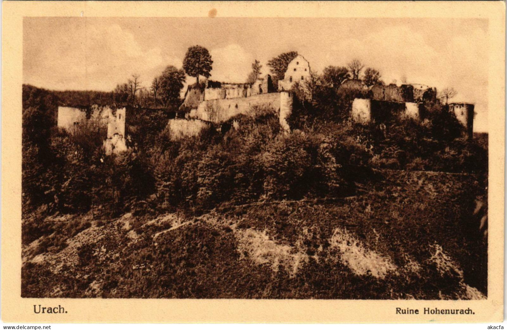 CPA AK URACH Ruine Hohenurach GERMANY (862700) - Bad Urach