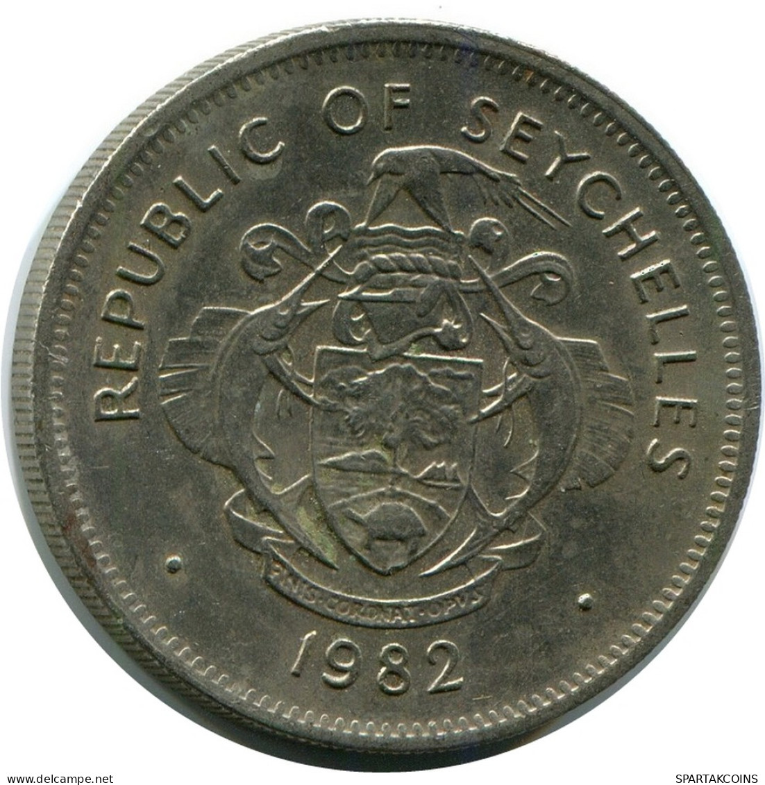 1 RUPEE 1982 SEYCHELLES Coin #AR143.U - Seychellen