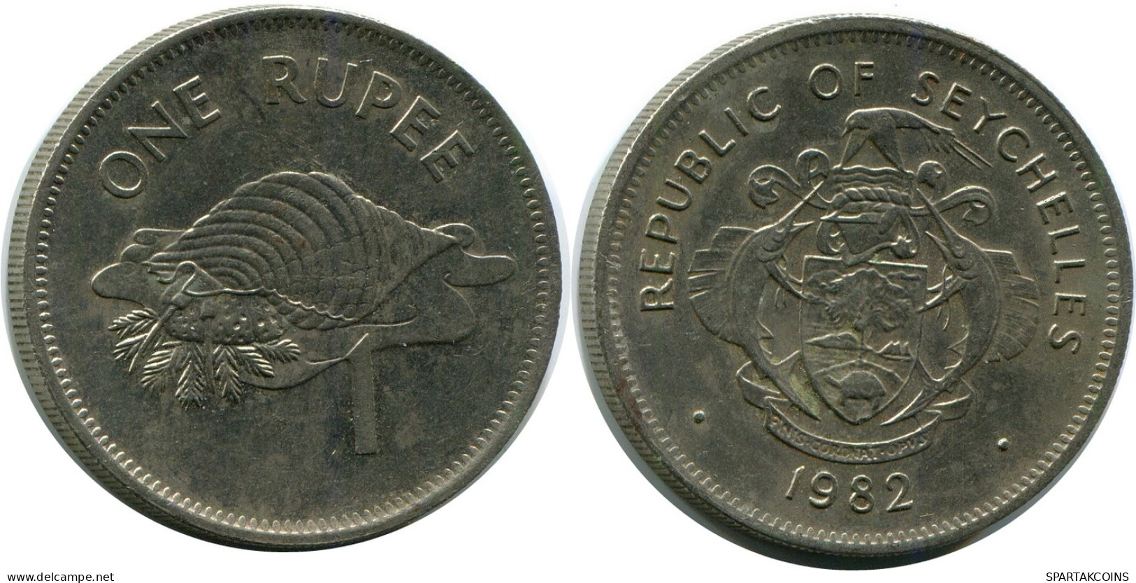 1 RUPEE 1982 SEYCHELLES Coin #AR143.U - Seychelles