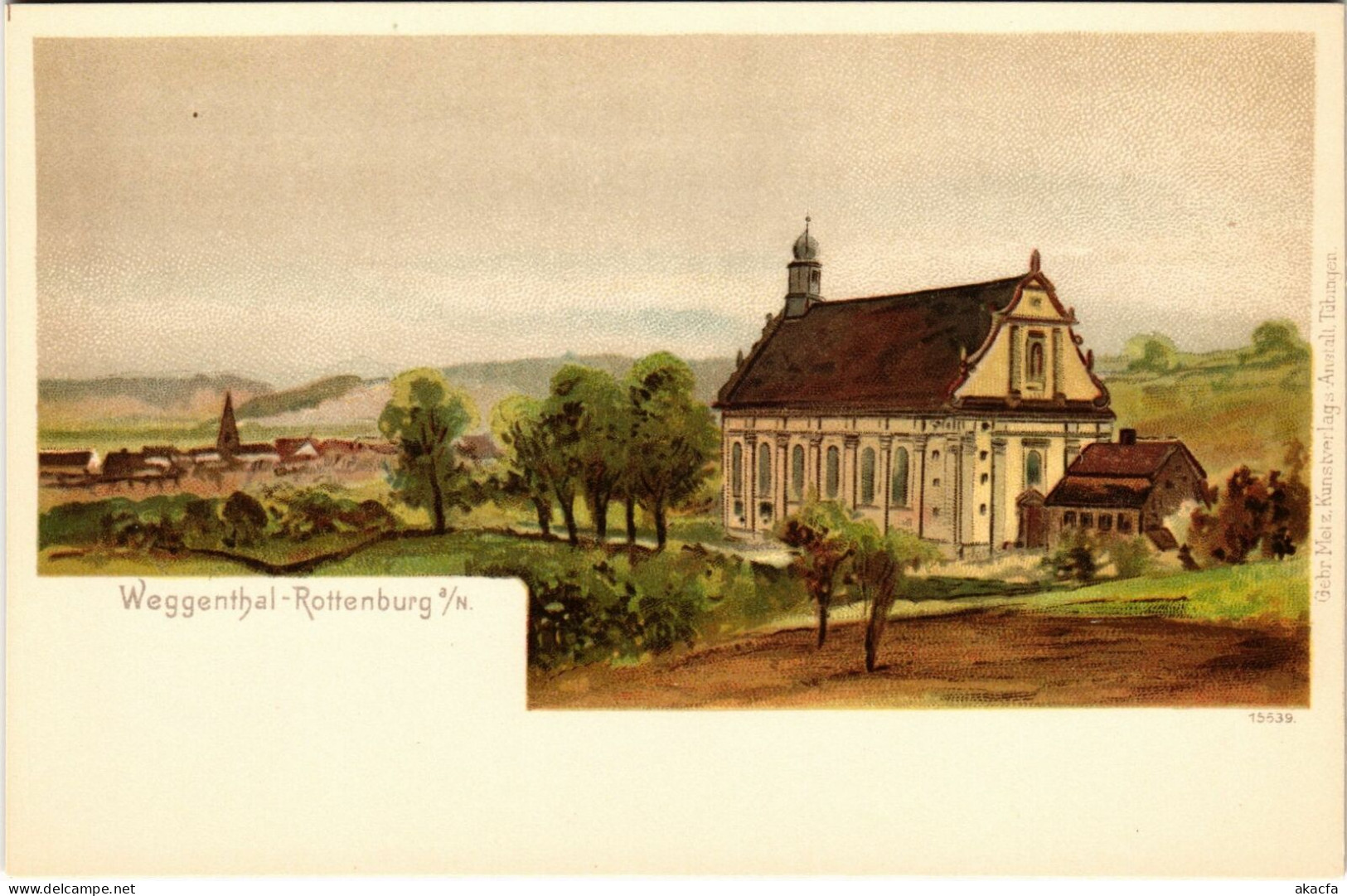 CPA AK ROTTENBURG A. N. Weggenthal LITHO GERMANY (862317) - Rottenburg