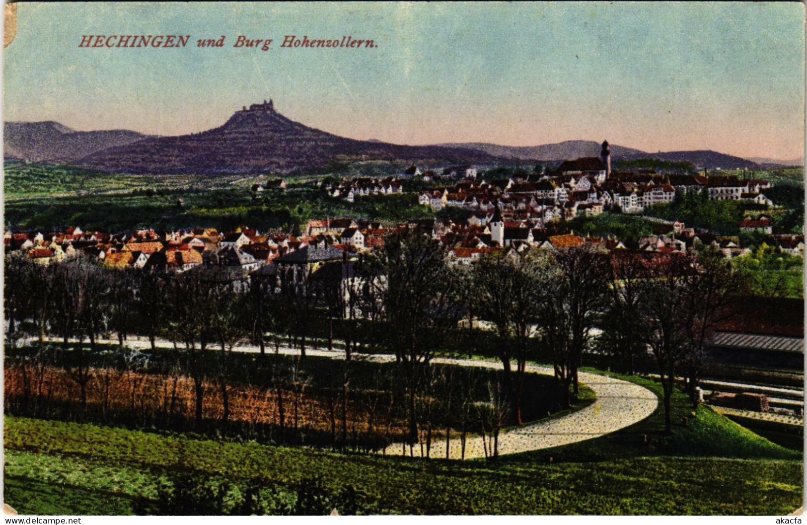 CPA AK HECHINGEN Und Burg Hohenzollern GERMANY (862049) - Hechingen