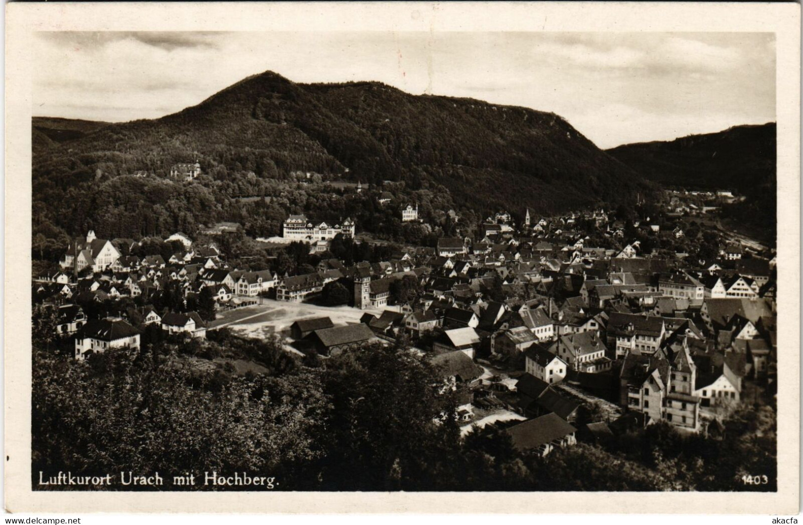 CPA AK Luftkurort URACH Mit Hochberg GERMANY (862671) - Bad Urach