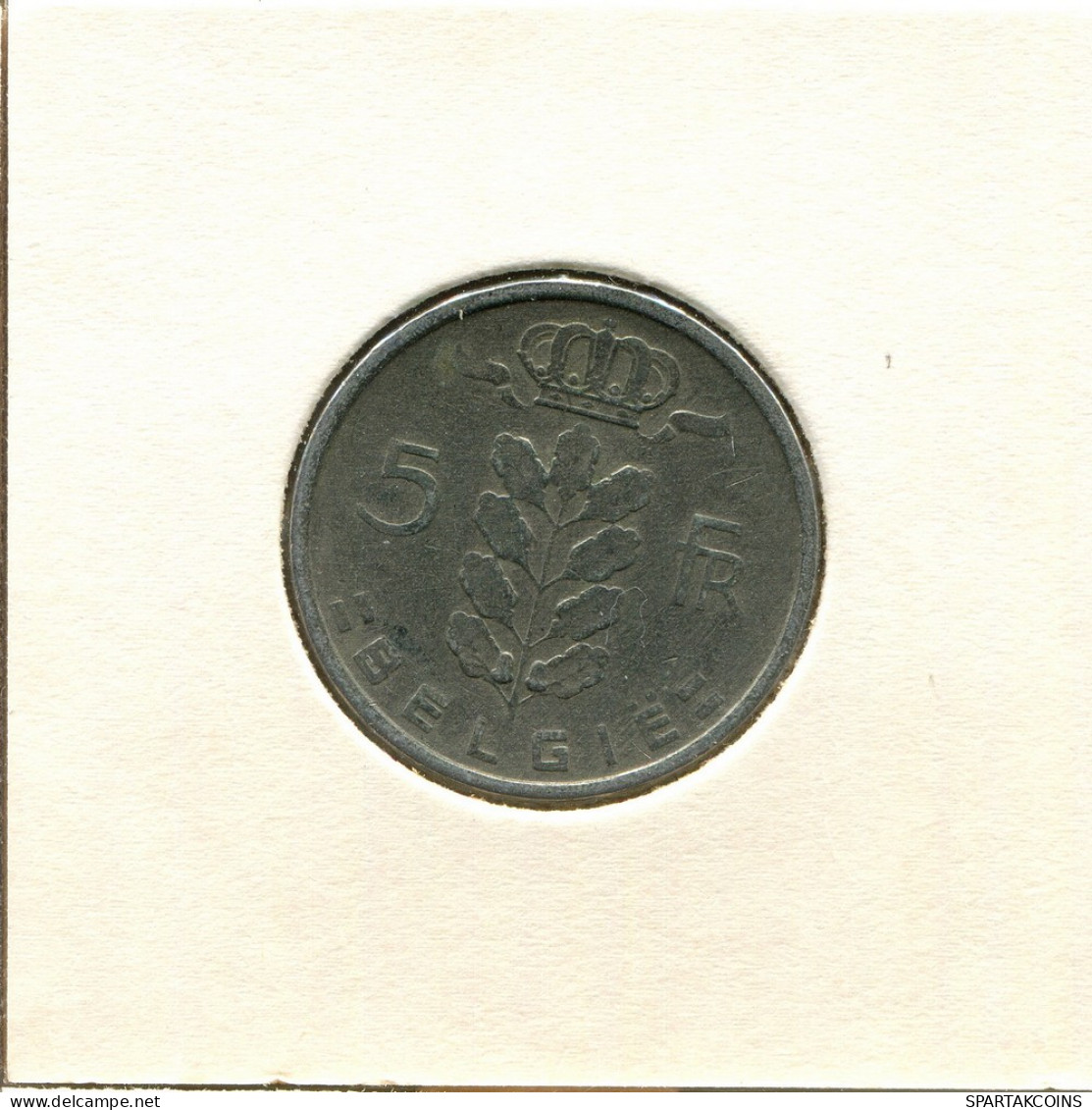5 FRANCS 1950 DUTCH Text BÉLGICA BELGIUM Moneda #BB210.E - 5 Francs