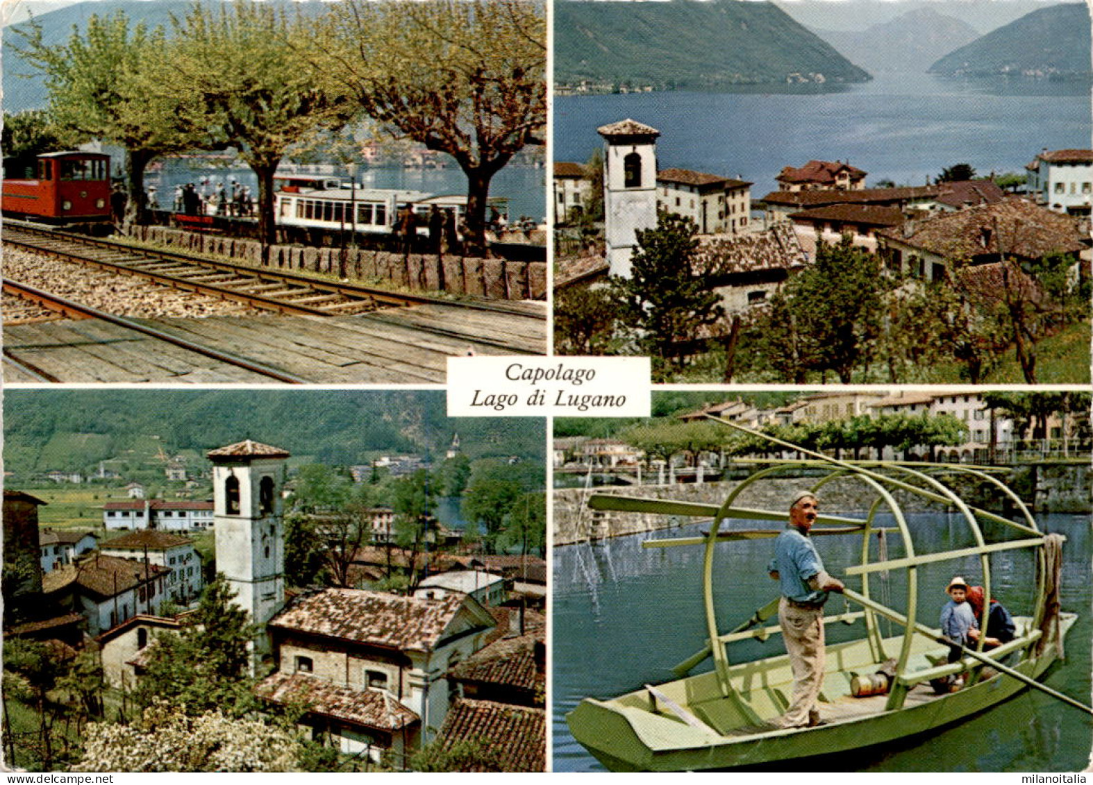 Lago Di Lugano - Capolago - 4 Bilder (4953) * 4. 8. 1967 - Capolago