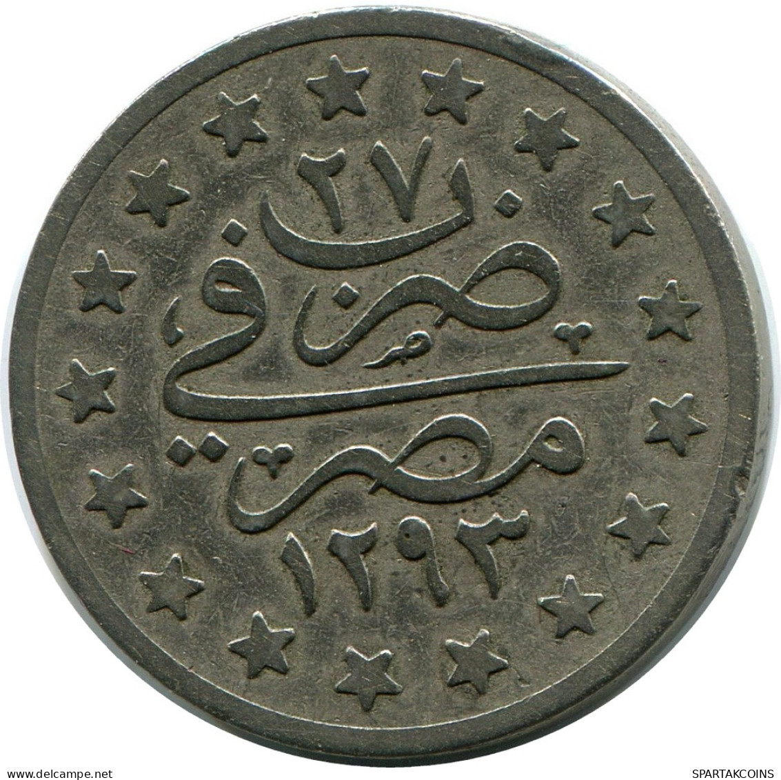 1 QIRSH 1901 EGIPTO EGYPT Islámico Moneda #AH255.10.E - Egypt