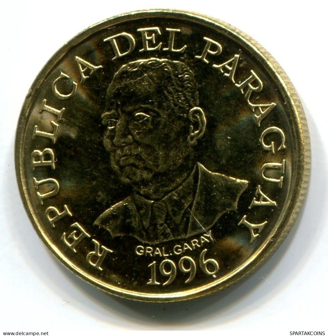 10 GUARANIES 1996 PARAGUAY UNC Münze #W11396.D - Paraguay