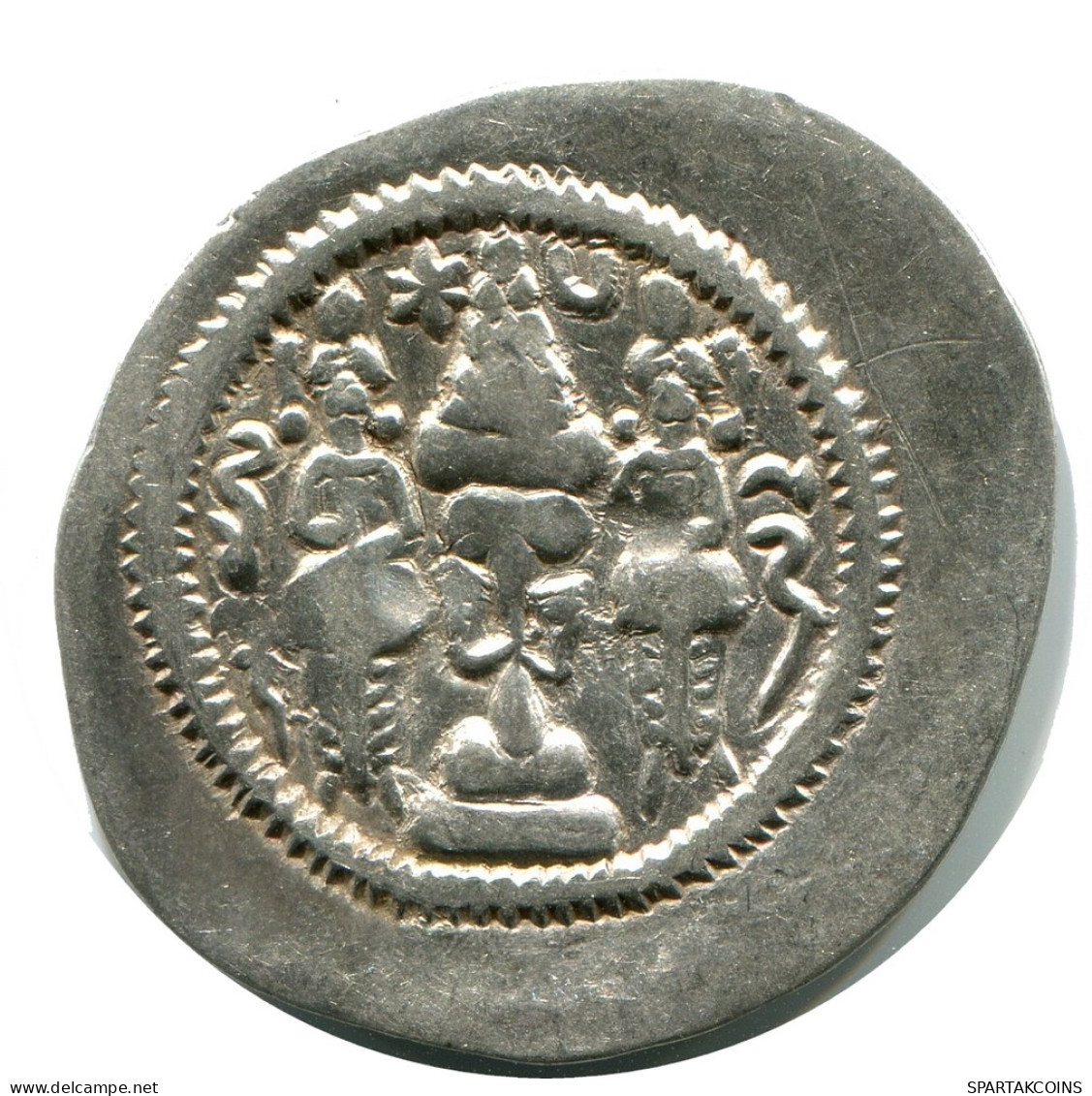 SASSANIAN KHUSRU I AD 531-579 AR Drachm Mitch-ACW.1028--1072 #AH227.45.F - Oosterse Kunst