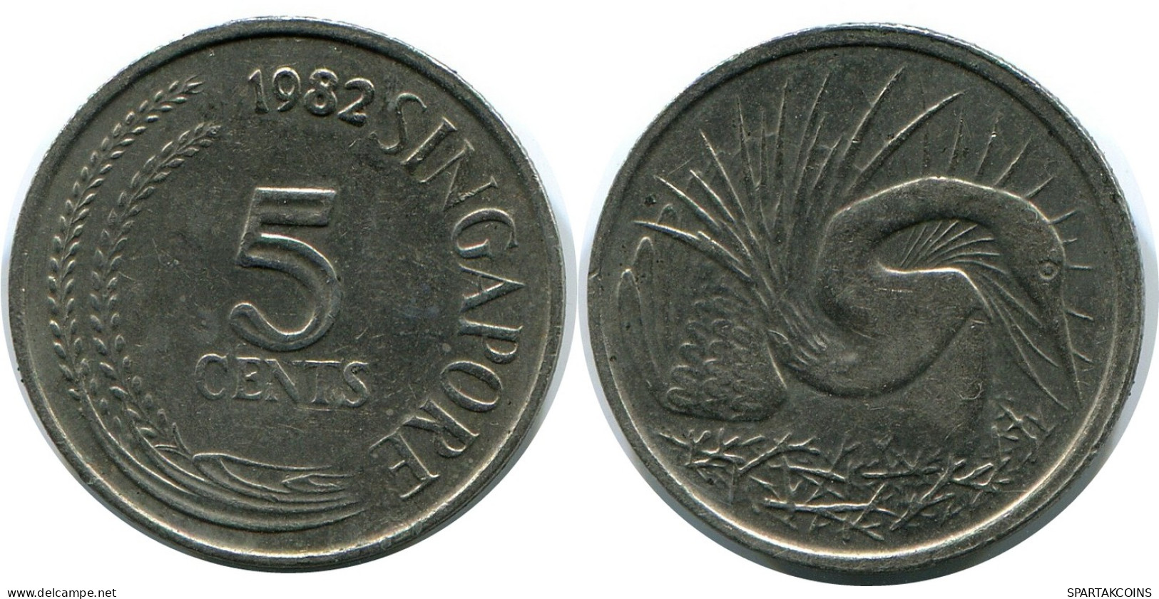 5 CENTS 1982 SINGAPUR SINGAPORE Münze #AR869.D - Singapour