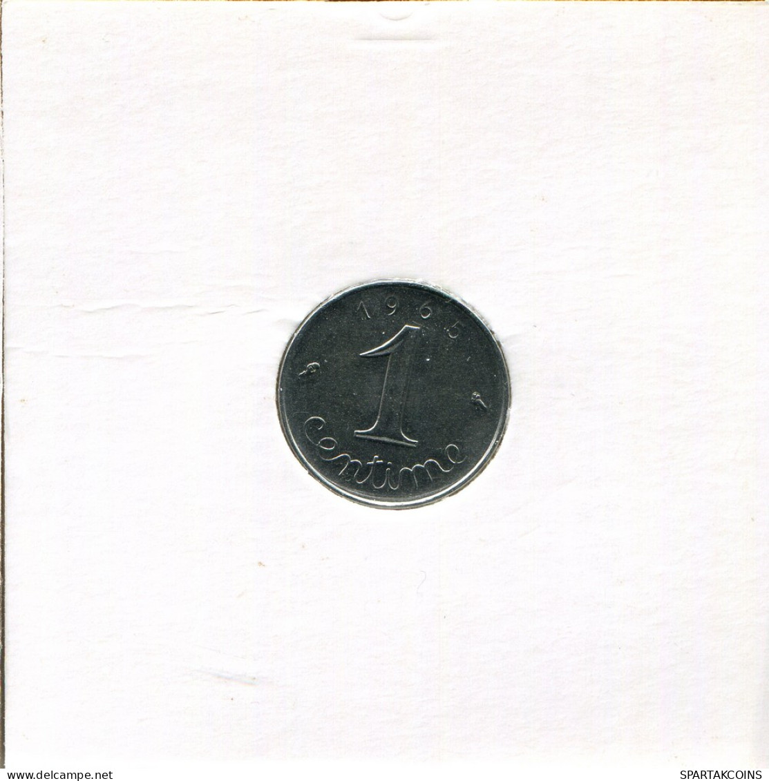 1 CENTIME 1965 FRANCIA FRANCE Moneda #AK521.E - 1 Centime
