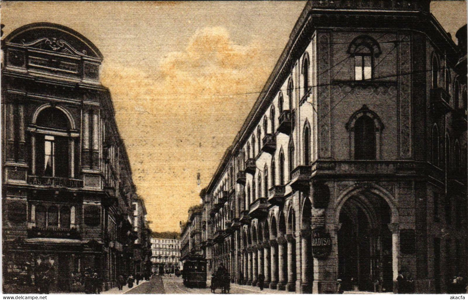 CPA Torino Via Pietro Micca ITALY (800829) - Verzamelingen