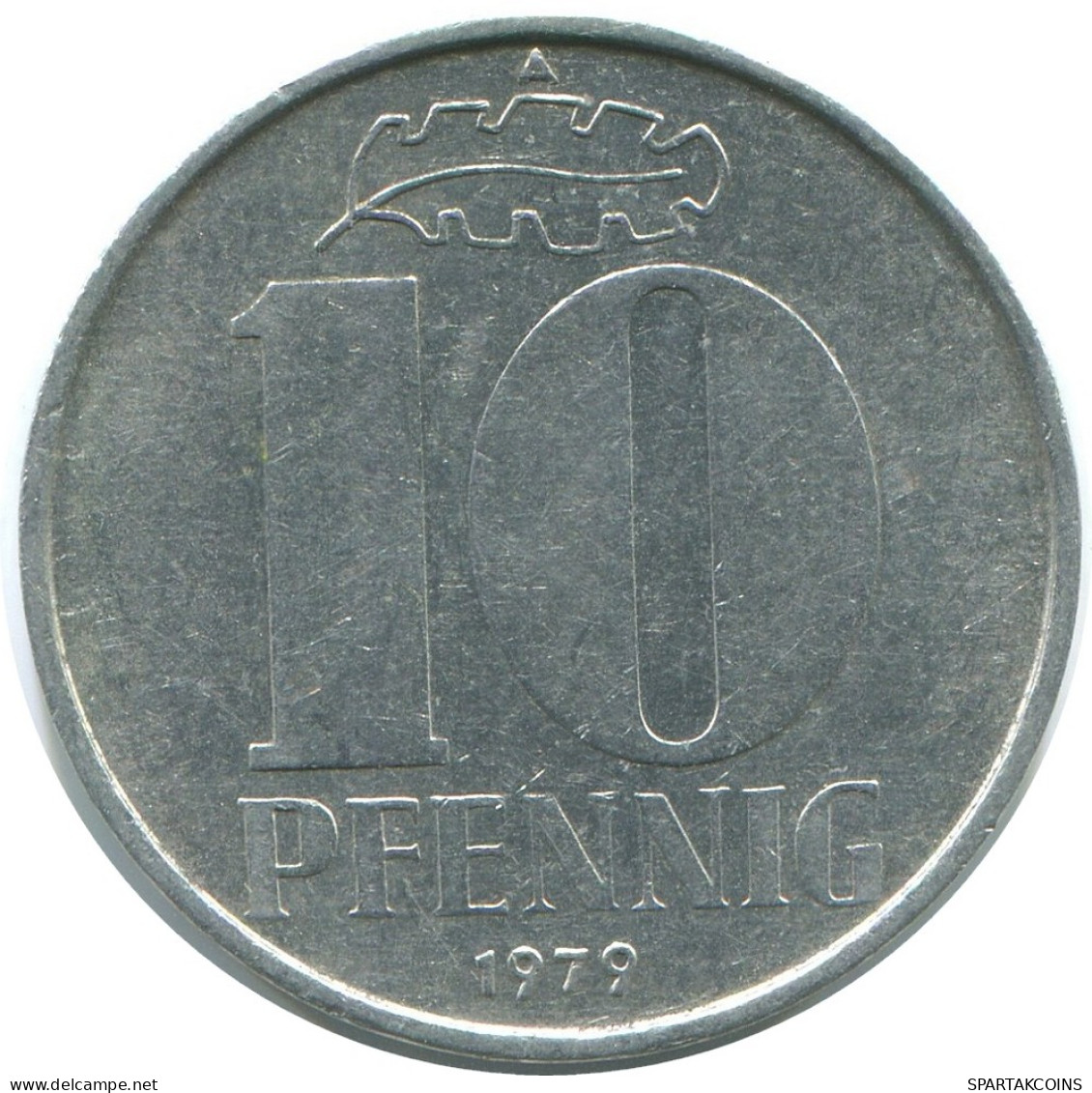 10 PFENNIG 1979 A DDR EAST ALEMANIA Moneda GERMANY #AE103.E - 10 Pfennig