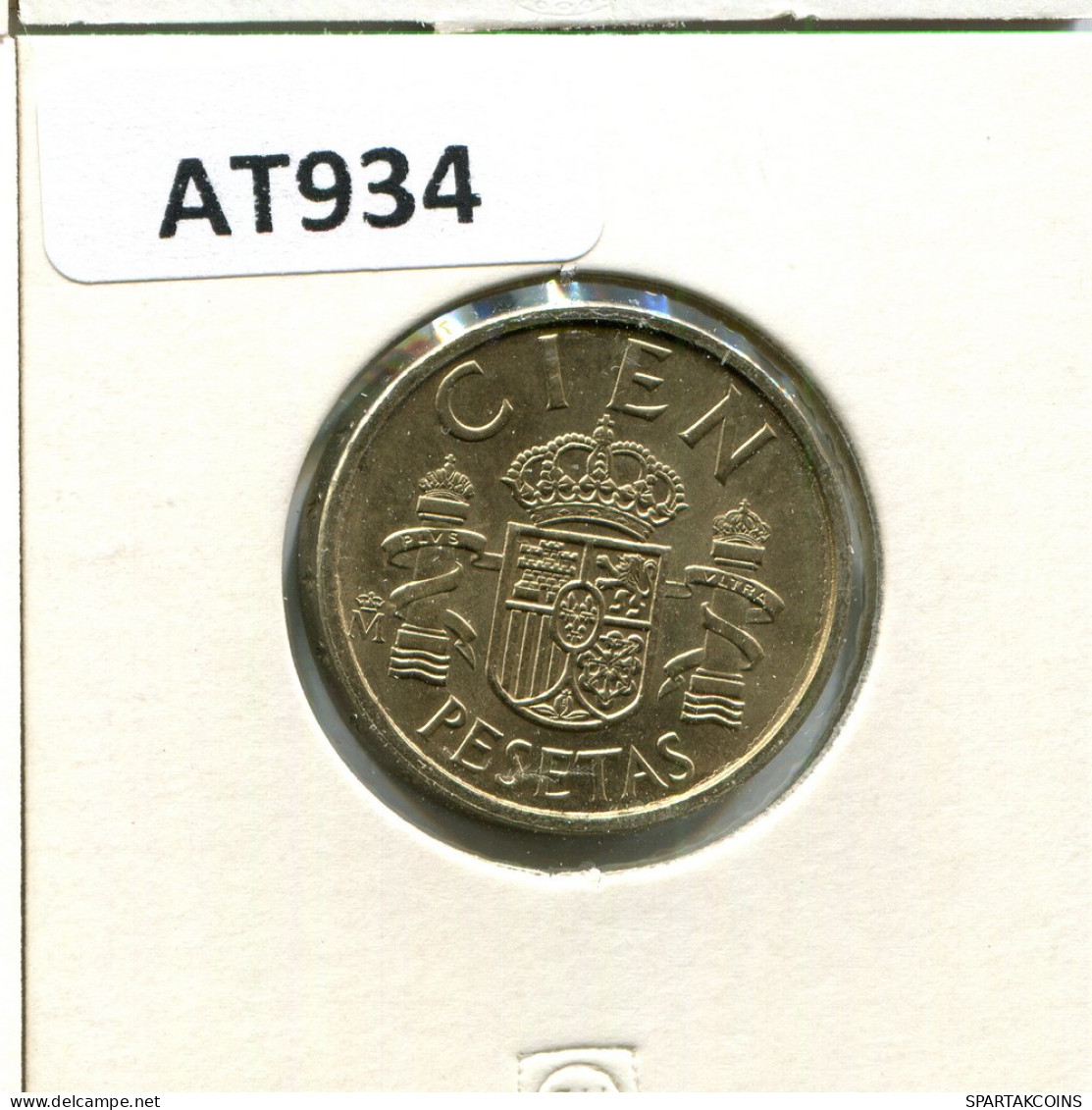 100 PESETAS 1988 SPAIN Coin #AT934.U - 100 Pesetas