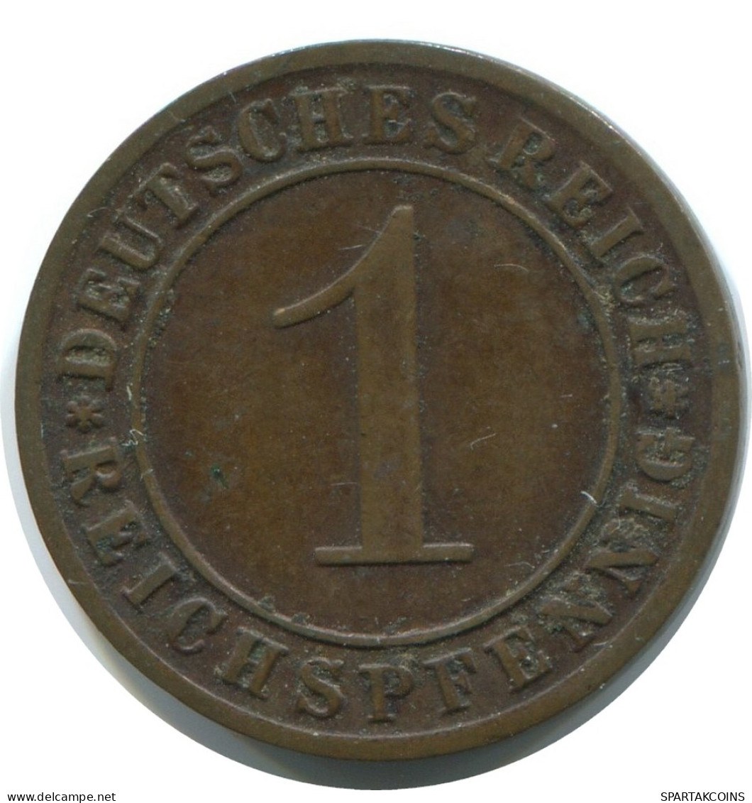 1 REICHSPFENNIG 1930 G DEUTSCHLAND Münze GERMANY #AE210.D - 1 Rentenpfennig & 1 Reichspfennig