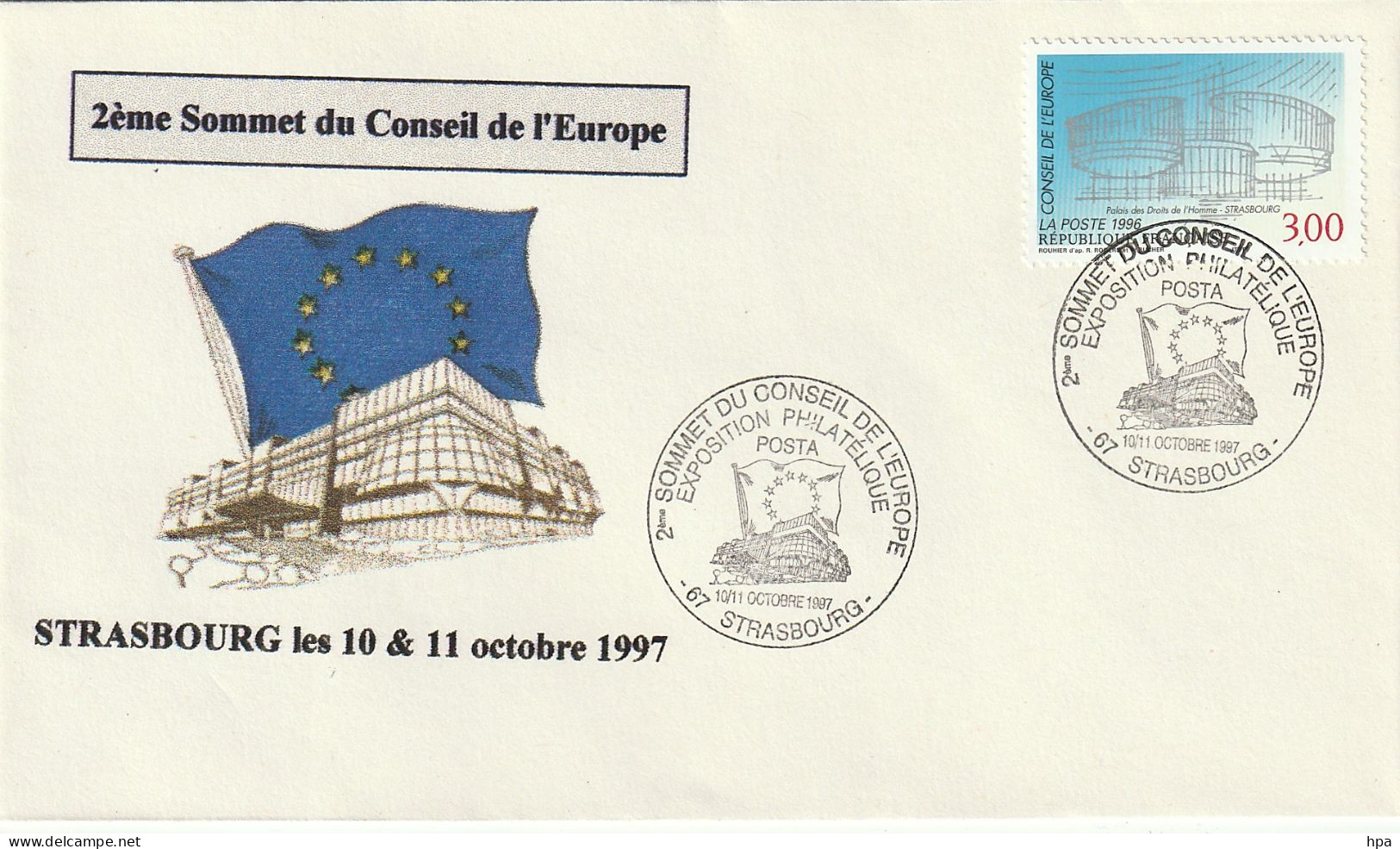 Yvert - N° 116 - Oblitérée  Du 10 Et 11 Octobre 1997 - 2e Sommet Du Conseil De L'Europe - Used