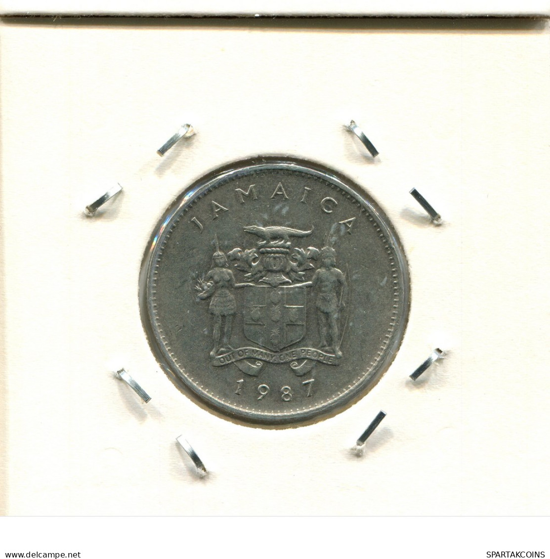 10 CENTS 1987 JAMAICA Moneda #BA114.E - Jamaica