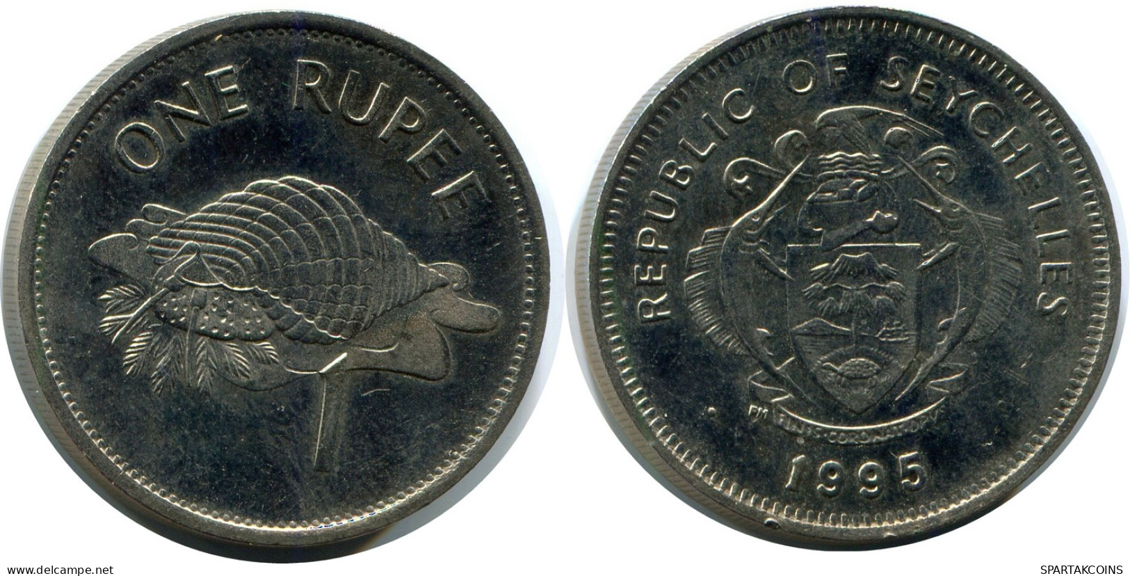 1 RUPEE 1995 SEYCHELLES Coin #AZ232.U - Seychellen