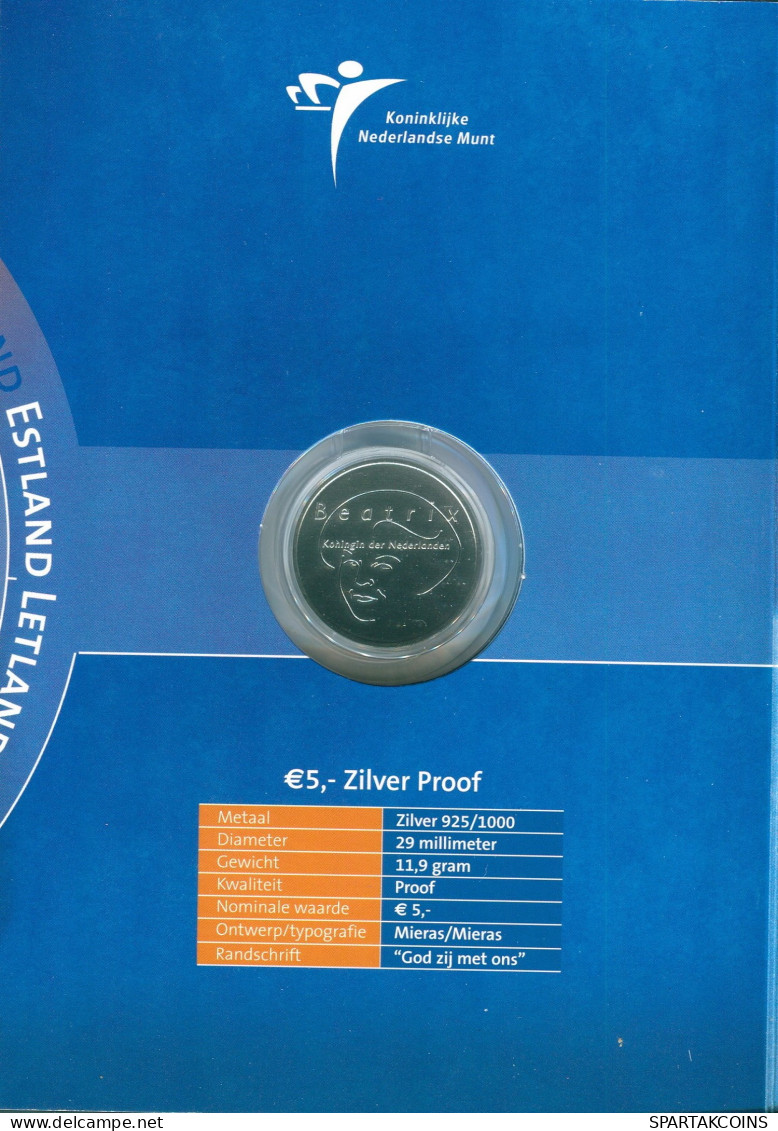 NEERLANDÉS NETHERLANDS 5 EURO 2004 PLATA PROOF #SET1088.22.E - [Sets Sin Usar &  Sets De Prueba