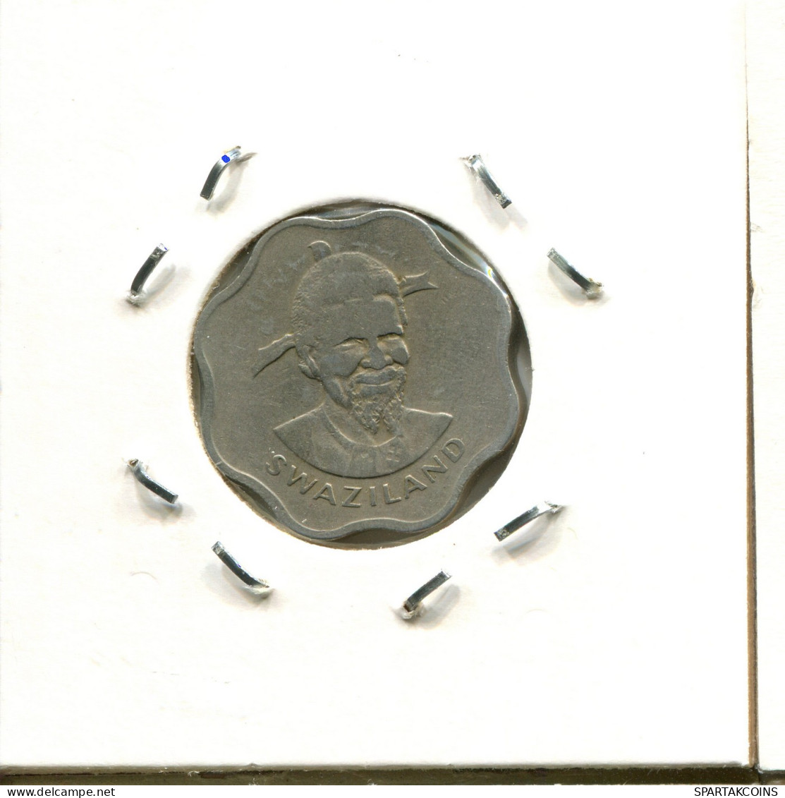 10 CENTS 1975 SWAZILANDIA SWAZILAND Moneda #AX234.E - Swaziland