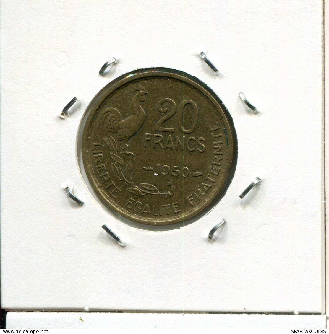 20 FRANCS 1950 FRANCE Pièce Française #AN872.F - 20 Francs