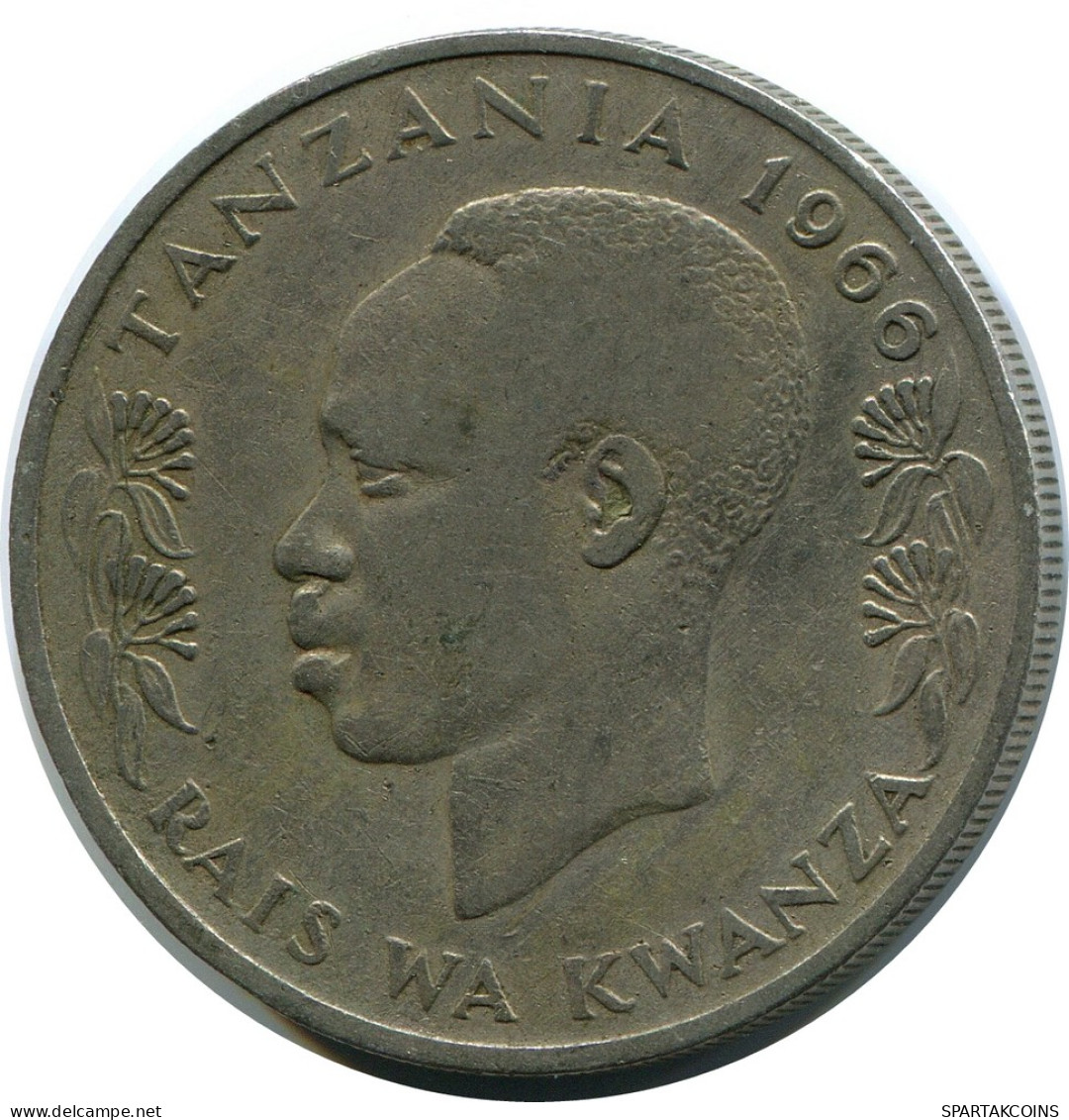 1 SHILLING 1966 TANZANIA Moneda #AR853.E - Tanzania