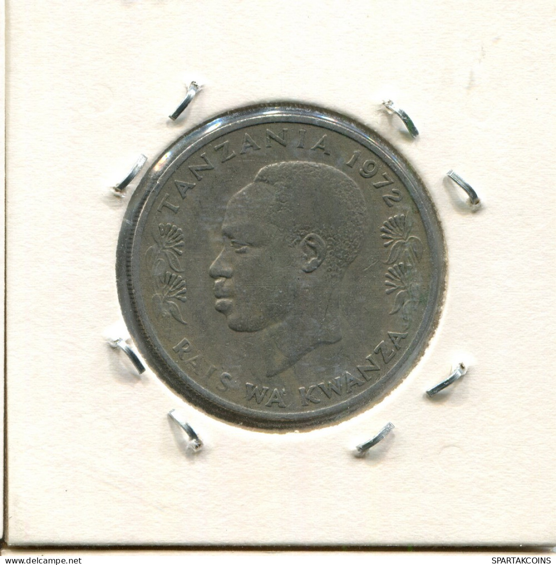 1 SHILLING 1972 TANZANIE TANZANIA Pièce #AS359.F - Tanzanie