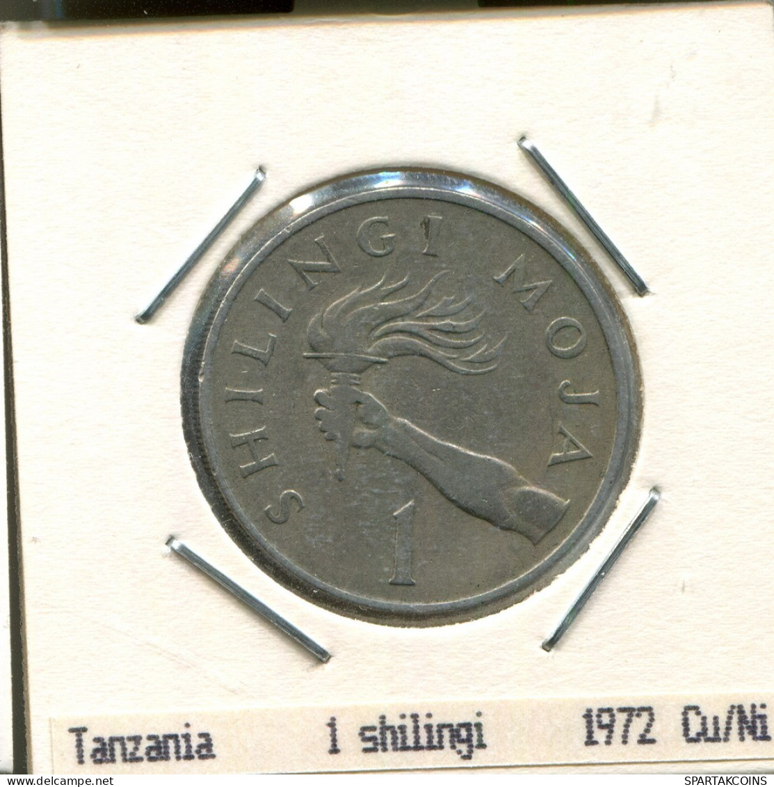 1 SHILLING 1972 TANZANIE TANZANIA Pièce #AS359.F - Tanzania