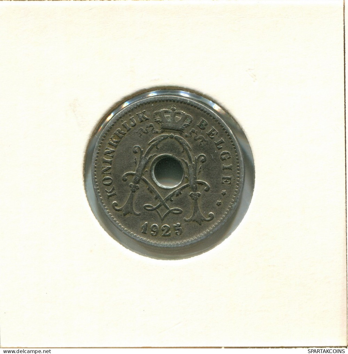 10 CENTIMES 1925 DUTCH Text BELGIEN BELGIUM Münze #BA288.D - 10 Cents