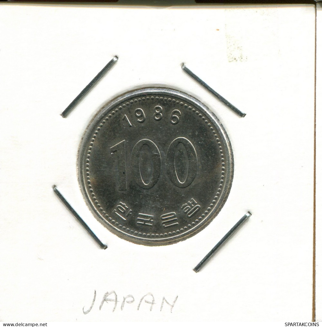 100 WON 1986 SOUTH KOREA Coin #AS056.U - Korea, South