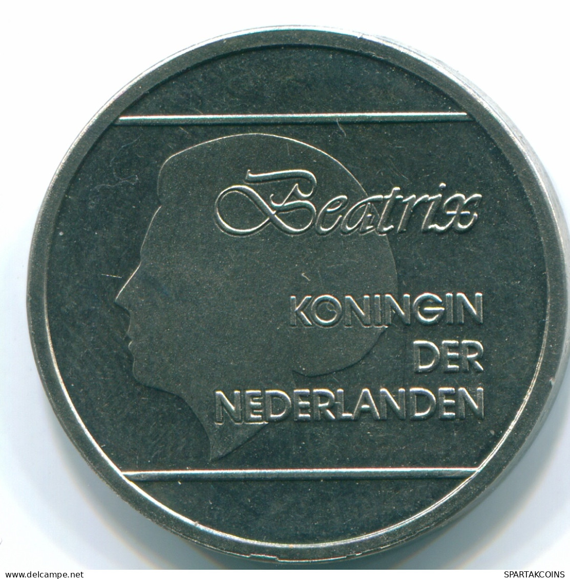 1 FLORIN 1990 ARUBA (NIEDERLANDE NETHERLANDS) Nickel Koloniale Münze #S13653.D - Aruba