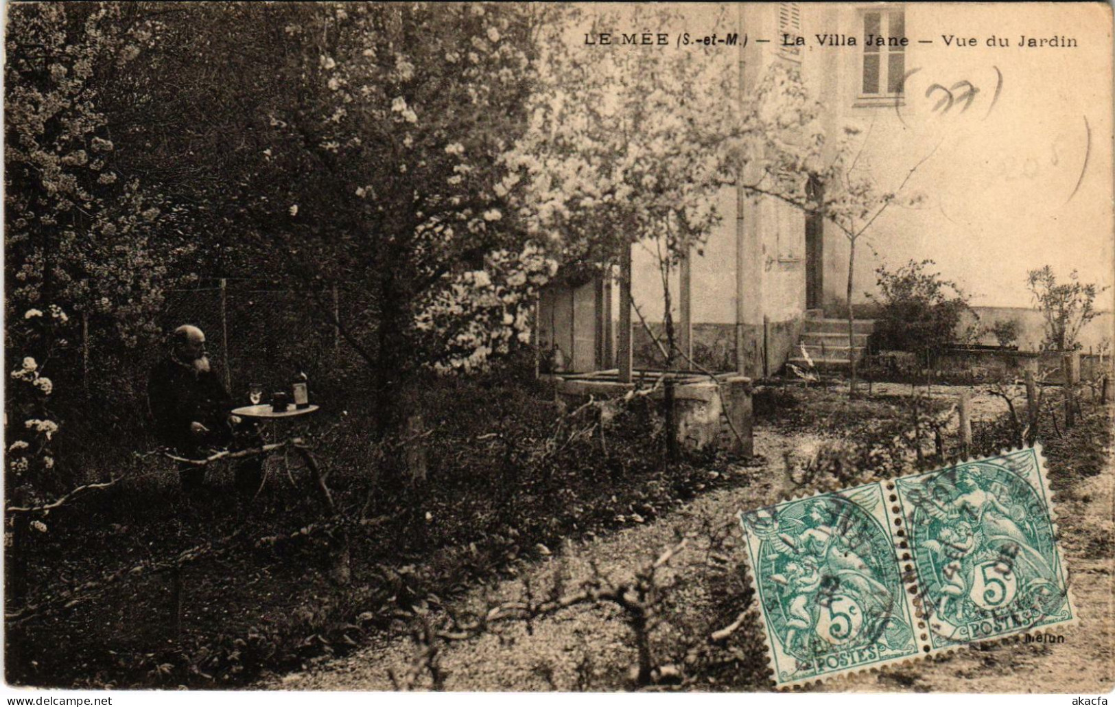 CPA LE MÉE La Villa Jane Vue Du Jardin (861413) - Le Mee Sur Seine