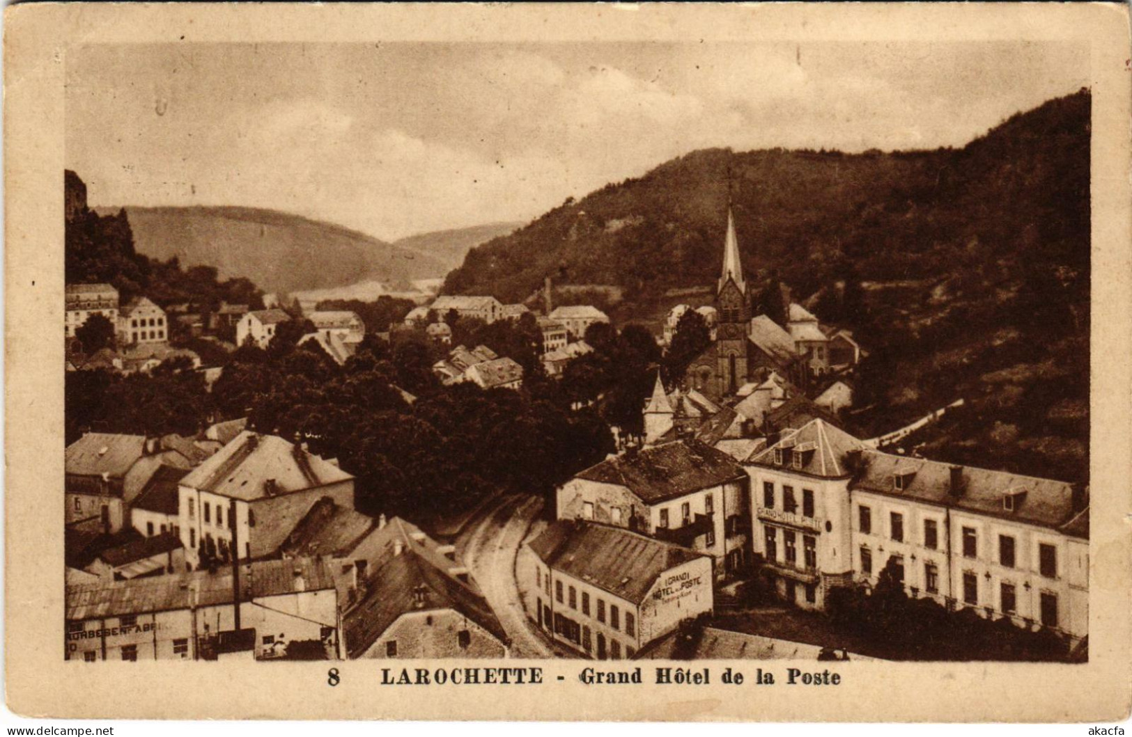 CPA AK Larochette Grand Hotel De La Poste LUXEMBURG (803886) - Fels