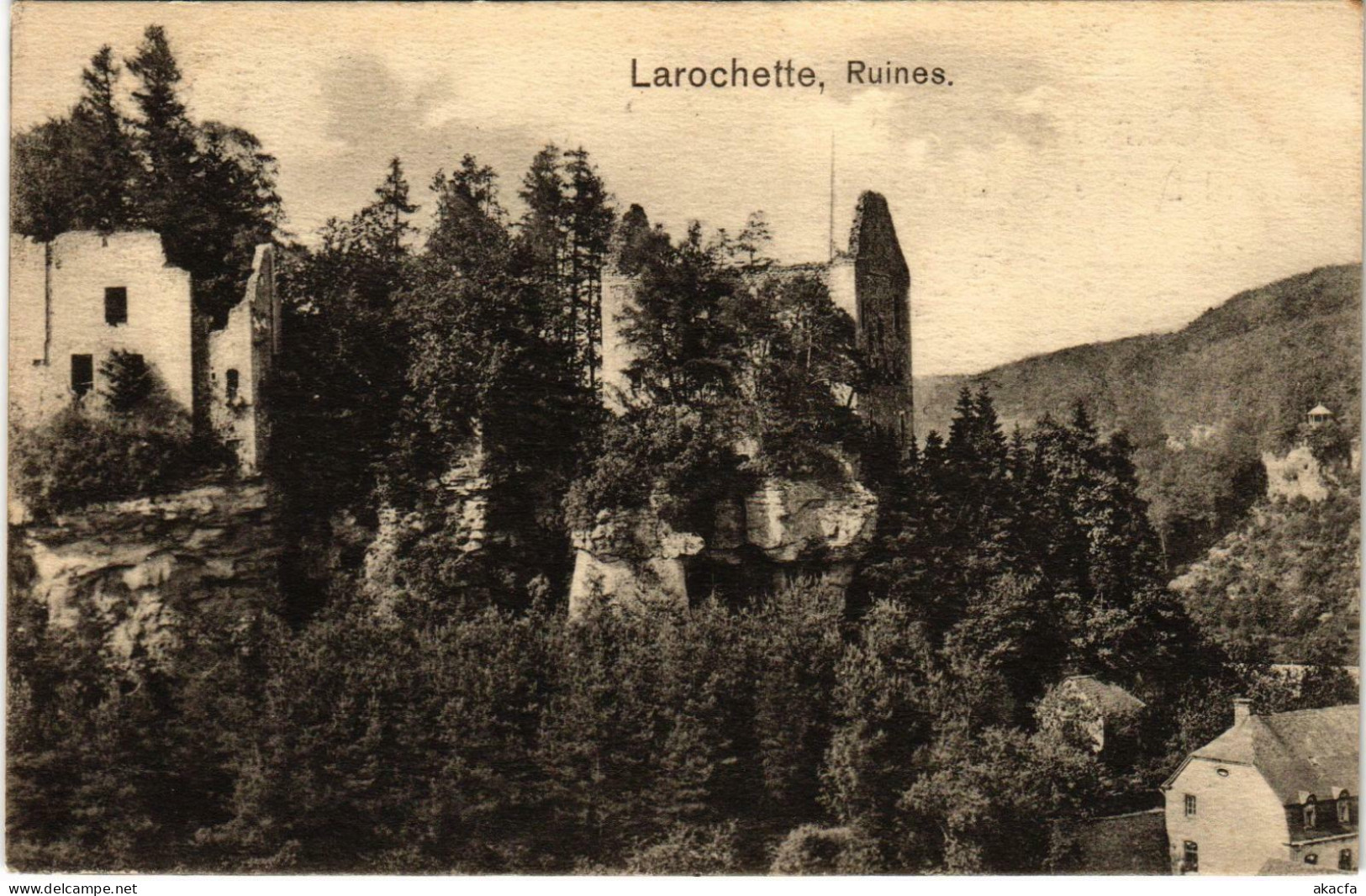 CPA AK Larochette Ruines LUXEMBURG (803890) - Fels