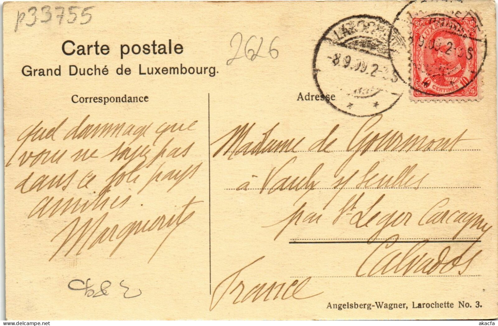 CPA AK Larochette Ruines LUXEMBURG (803890) - Fels