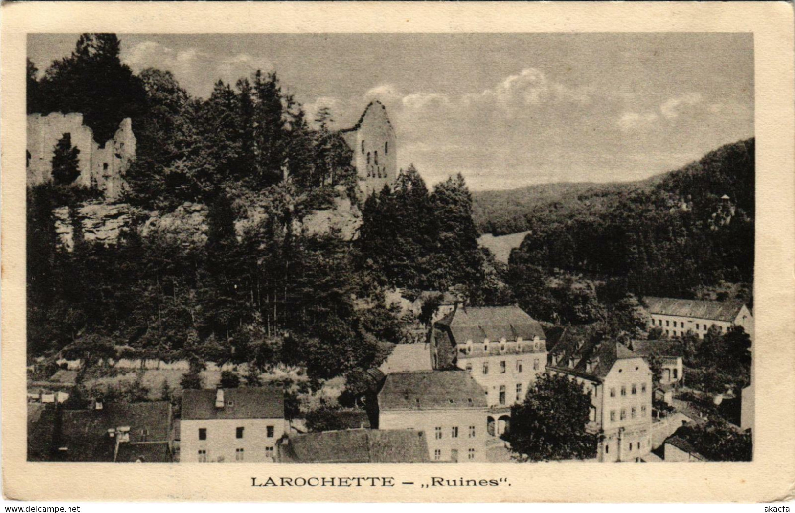 CPA AK Larochette Ruines LUXEMBURG (803893) - Fels