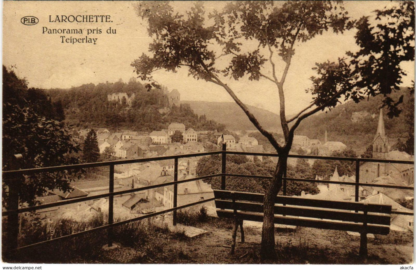 CPA AK Larochette Panorama Pris Du Teiperlay LUXEMBURG (803941) - Fels