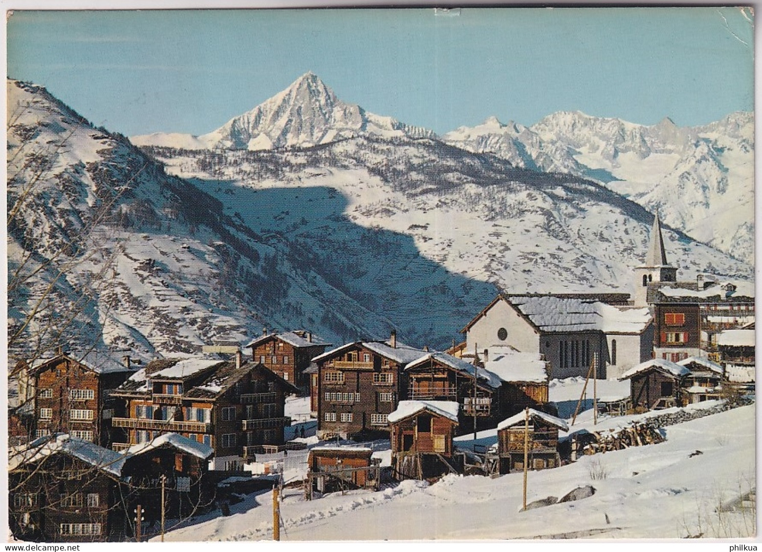 Grächen Mit Bietschhorn Und Breithorn - Grächen