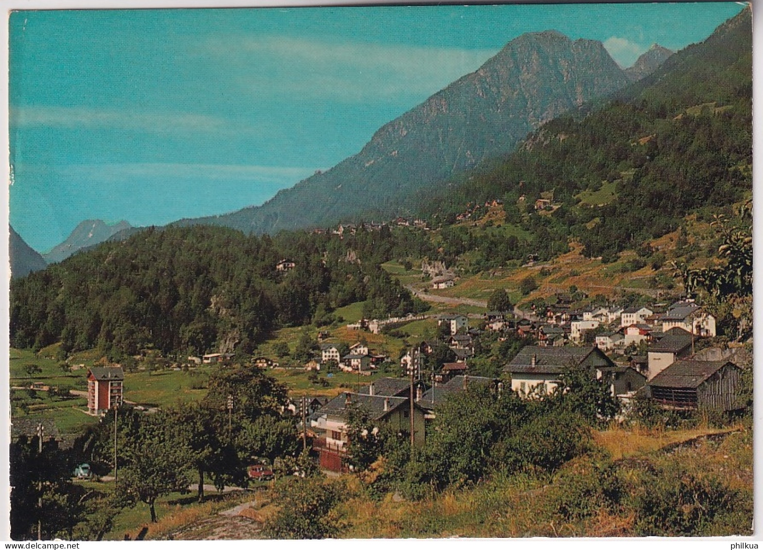 Salvan - Vue Vers Les Marécottes Et Le Bel Oiseau - Salvan