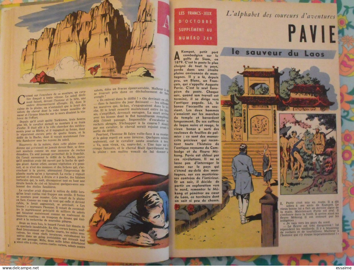 Recueil BD Francs Jeux Filles. 1956. N° 249 à 260. Verrier Nortier Cezard Boulanger.  à Redécouvrir - Sonstige & Ohne Zuordnung