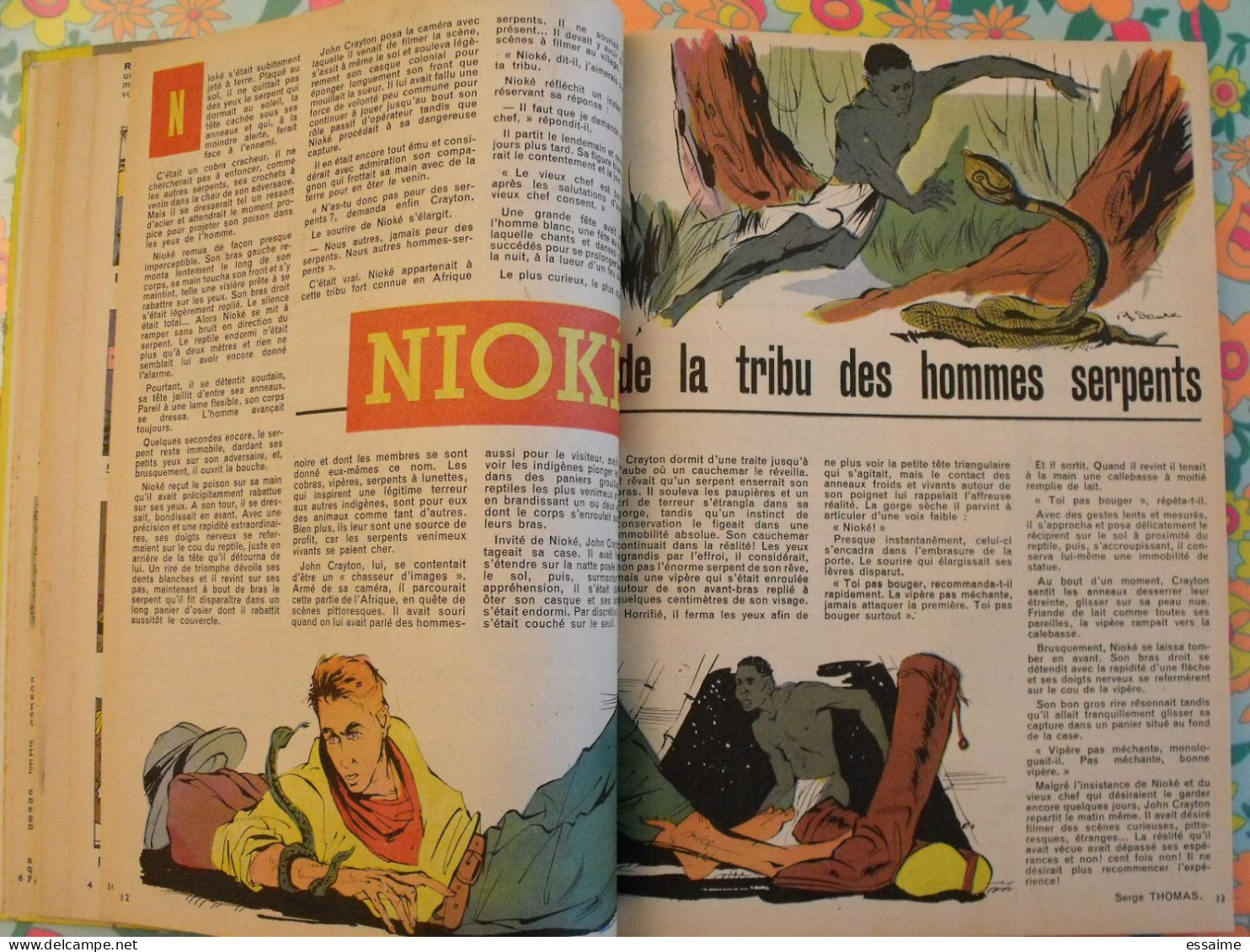 recueil BD Francs Jeux filles. 1956. n° 249 à 260. verrier nortier cezard boulanger.  à redécouvrir