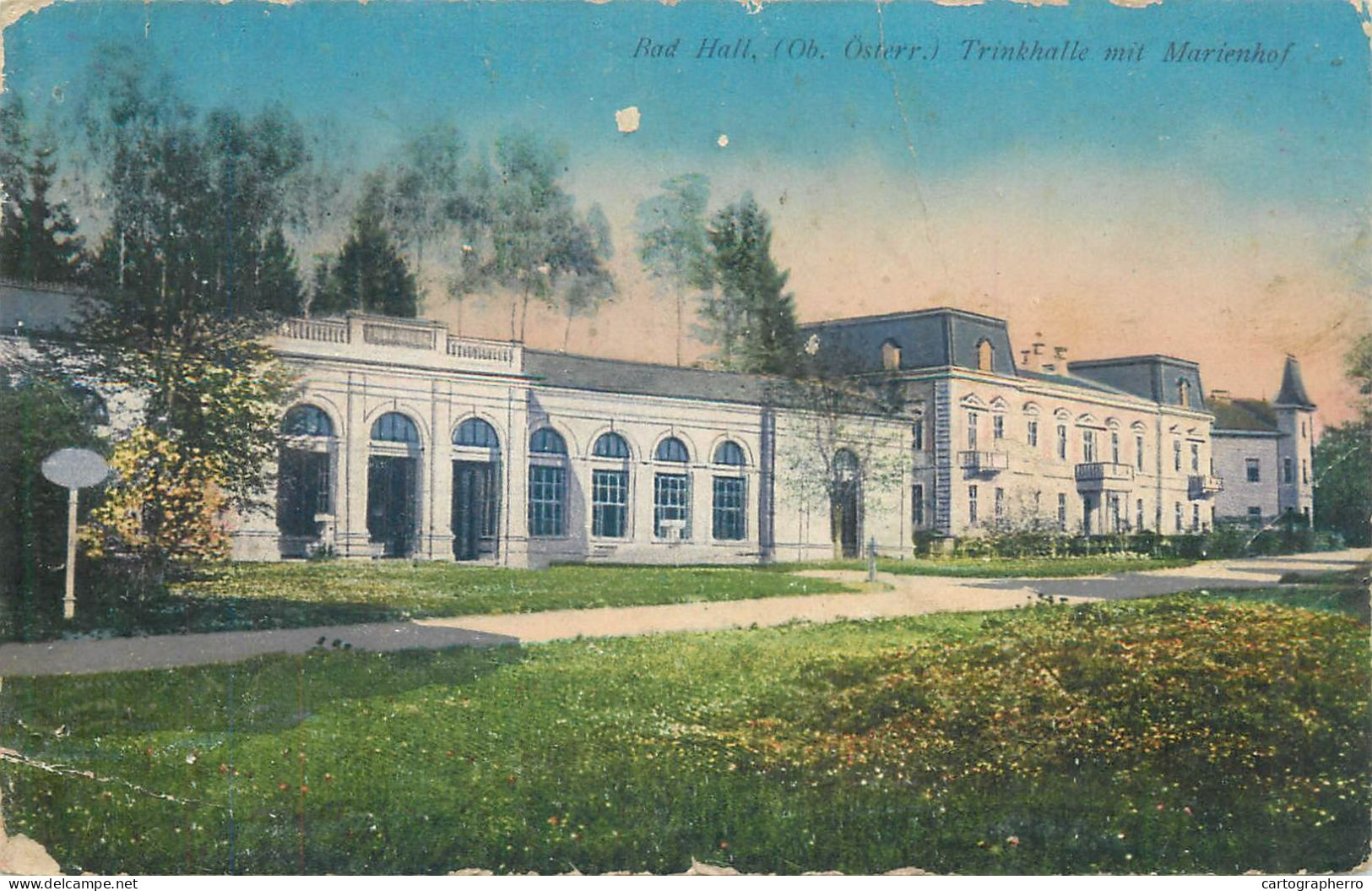 Austria Bad Hall Trinkhalle Mit Marienhof - Bad Hall