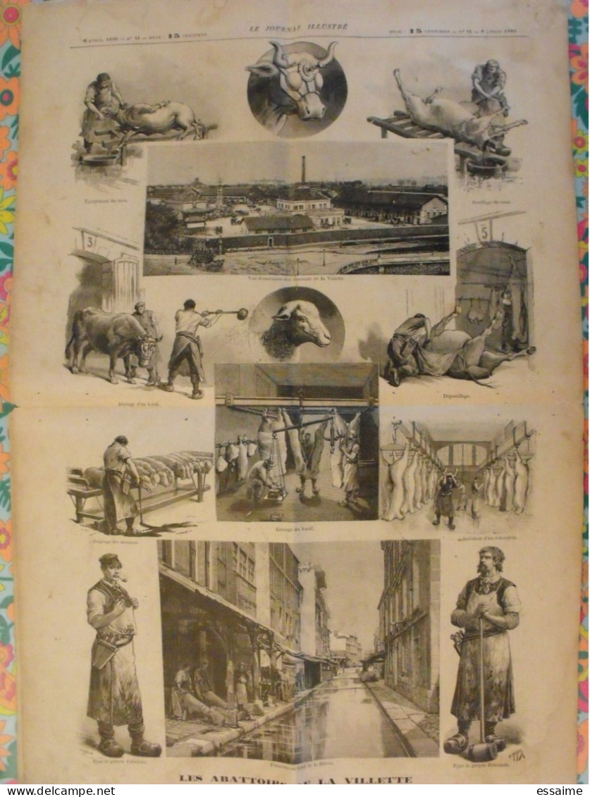 Revue Le Journal Illustré N° 14 De 1890. Général De Caprivi. Abattoirs De La Villette. Actualités époque - Magazines - Before 1900